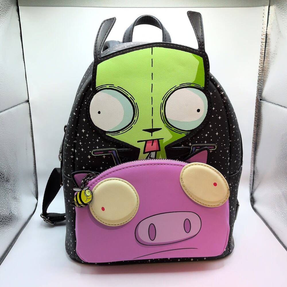 Loungefly Invader Zim Mini Backpack Gir Pig Stars Doom Nickelodeon Scenecore